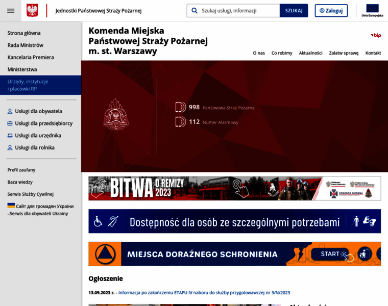 Warszawa-straz.pl thumbnail