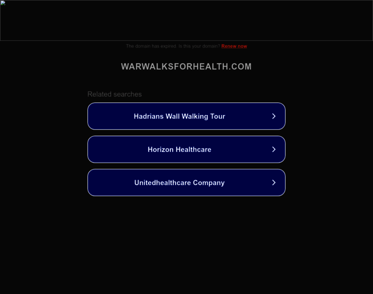 Warwalksforhealth.com thumbnail