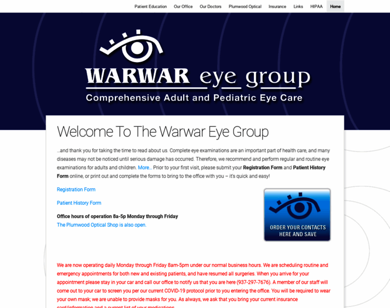 Warwareyegroup.com thumbnail