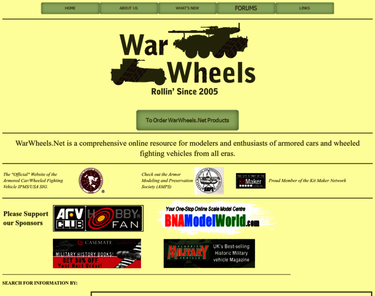 Warwheels.net thumbnail