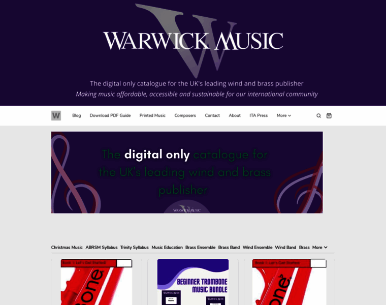 Warwickmusic.com thumbnail