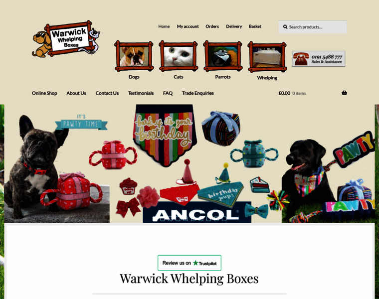 Warwickwhelpingboxes.co.uk thumbnail