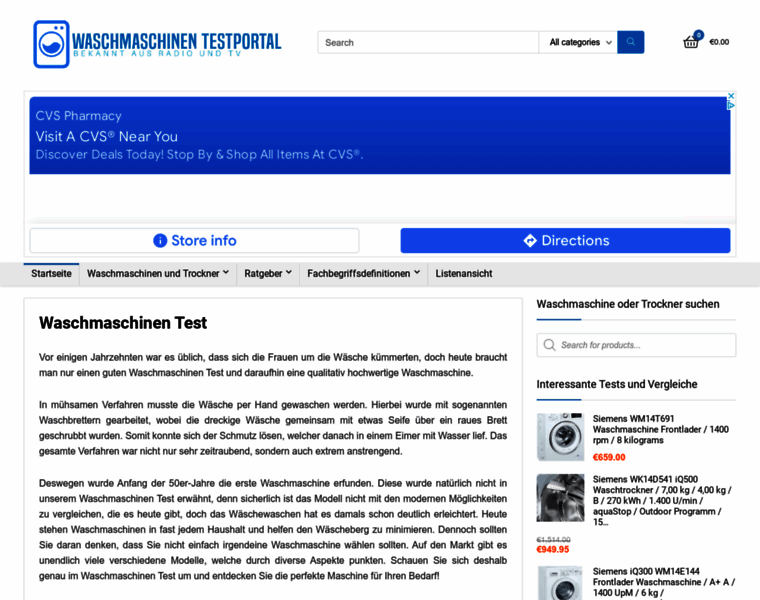 Waschmaschinen-testportal.com thumbnail