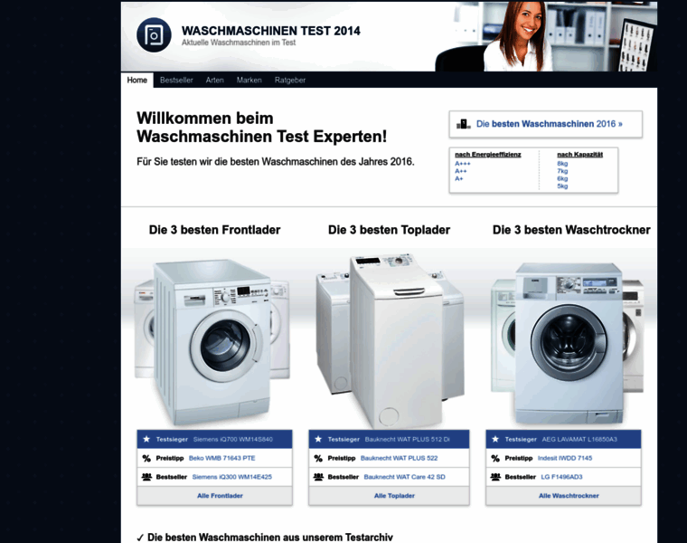 Waschmaschinentest24.de thumbnail
