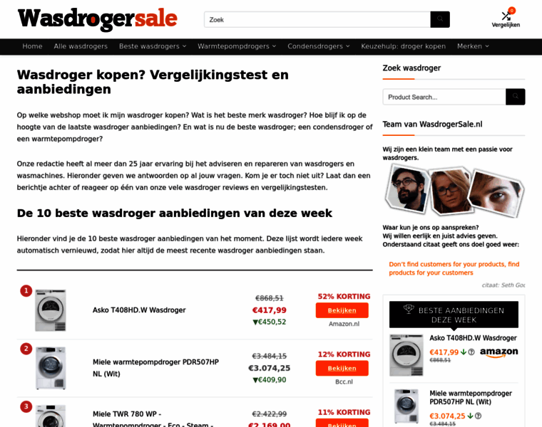 Wasdrogersale.nl thumbnail