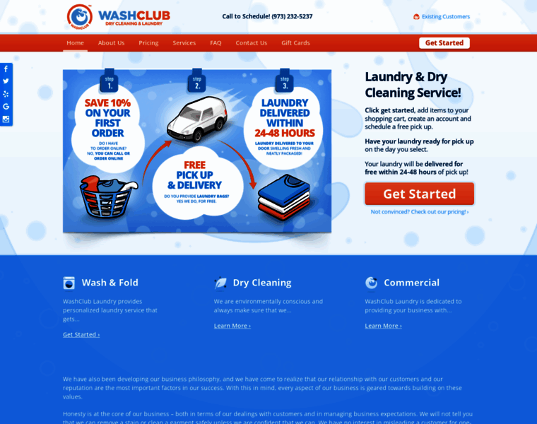 Washclublaundry.com thumbnail