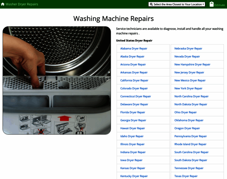Washer-dryer-repairs.com thumbnail
