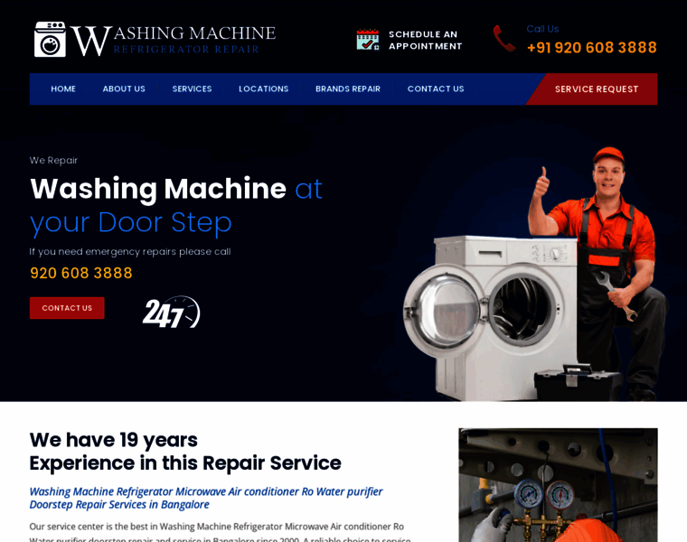 Washingmachinerepairservice.in thumbnail