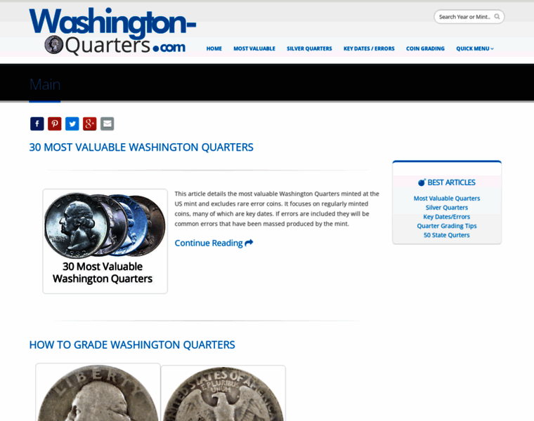 Washington-quarters.com thumbnail