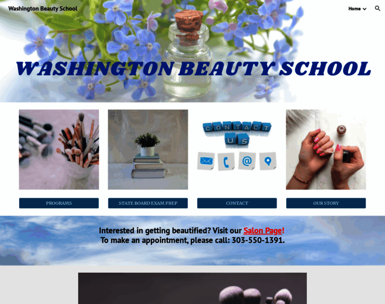 Washingtonbeautyschool.us thumbnail
