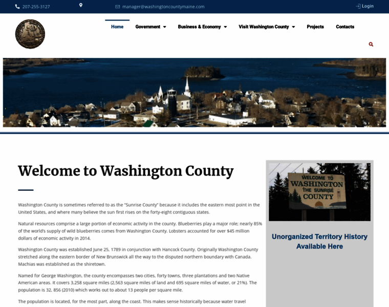 Washingtoncountymaine.com thumbnail