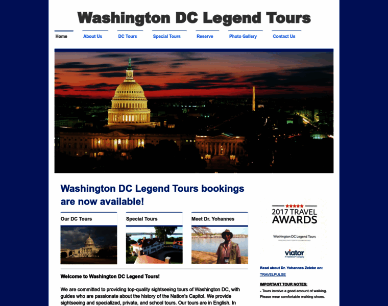 Washingtondclegendtours.com thumbnail