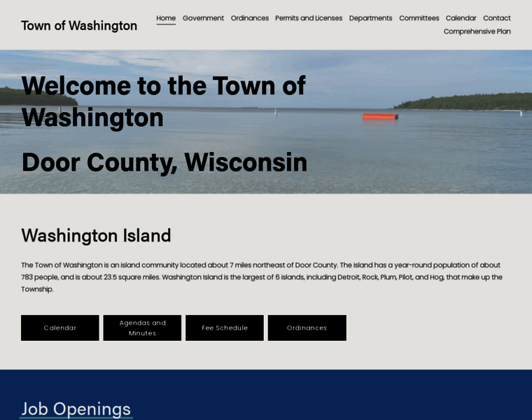 Washingtonisland-wi.gov thumbnail