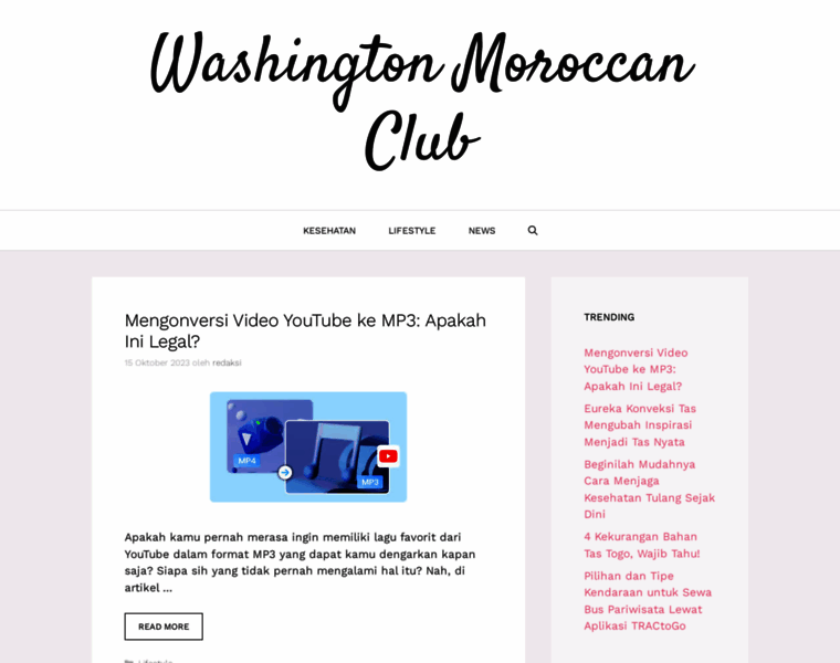 Washingtonmoroccanclub.org thumbnail