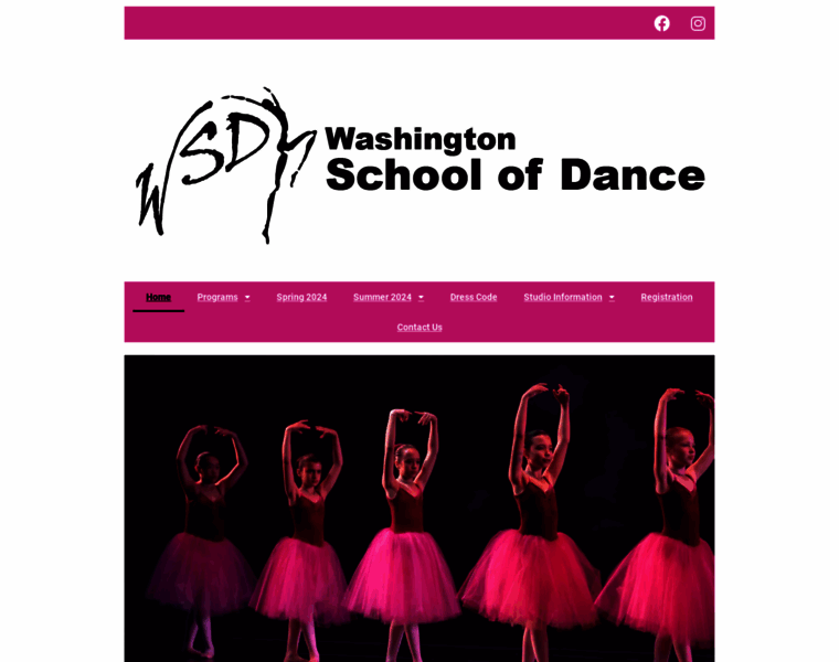 Washingtonschoolofdance.com thumbnail