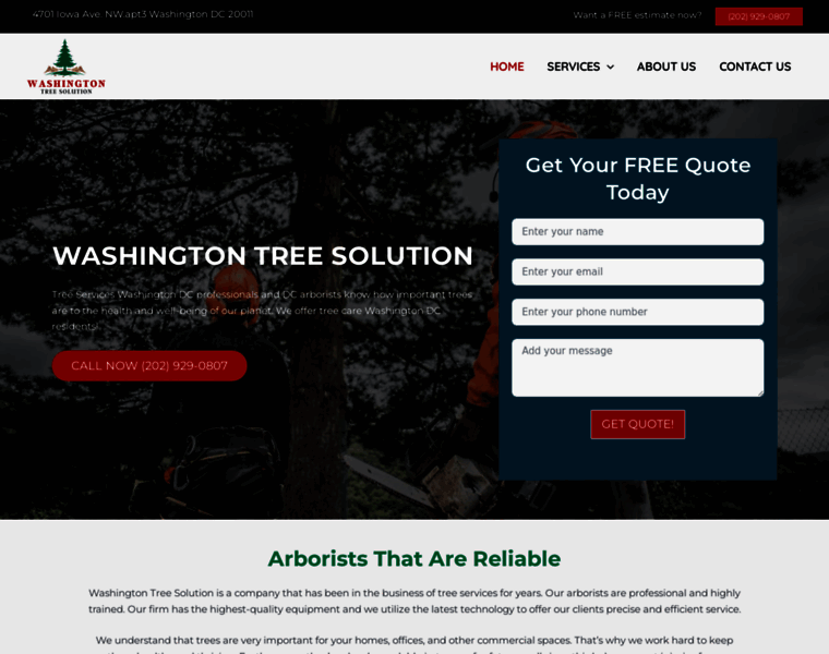 Washingtontreesolution.com thumbnail