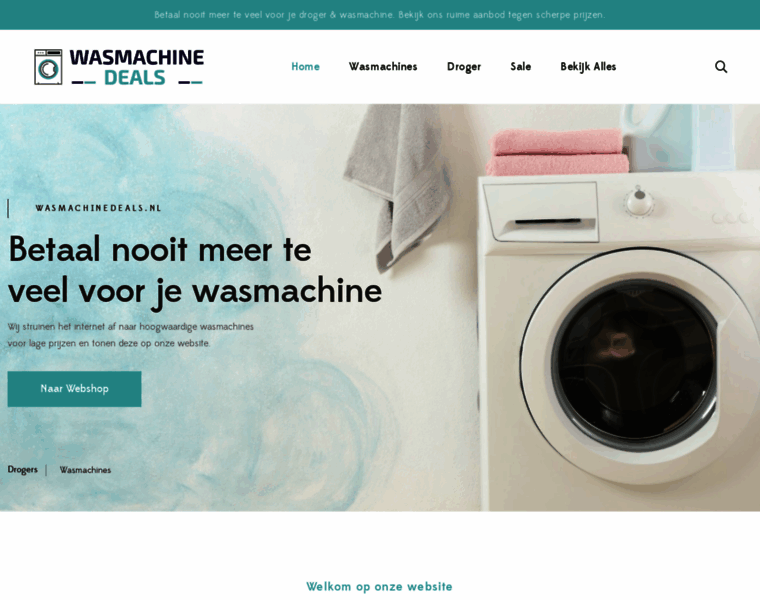 Wasmachinedeals.nl thumbnail