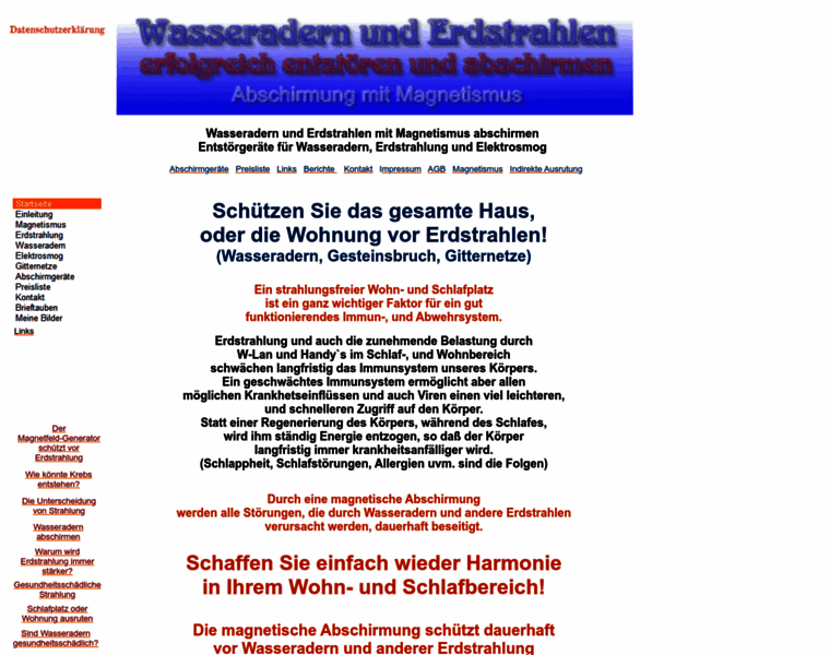 Wasseradern-abschirmung.de thumbnail