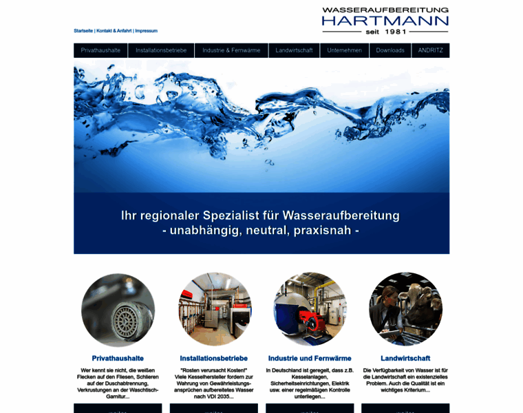 Wasseraufbereitung-hartmann.de thumbnail