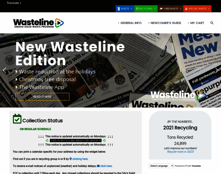 Wasteline.org thumbnail