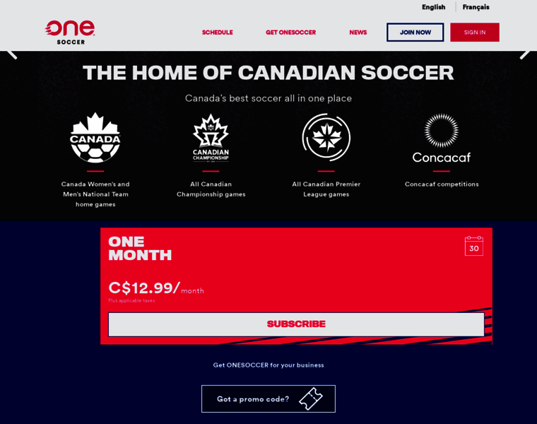 Watch.onesoccer.ca thumbnail