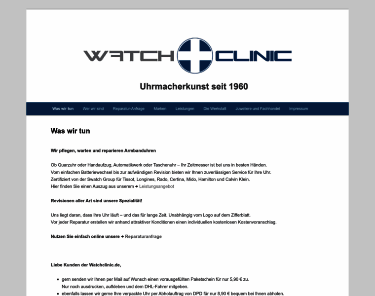 Watchclinic.de thumbnail
