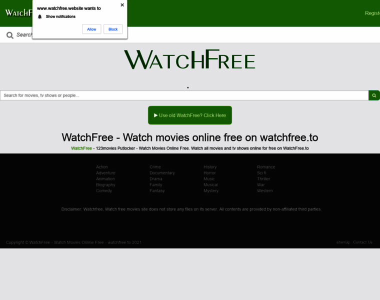 Watchfree.website thumbnail