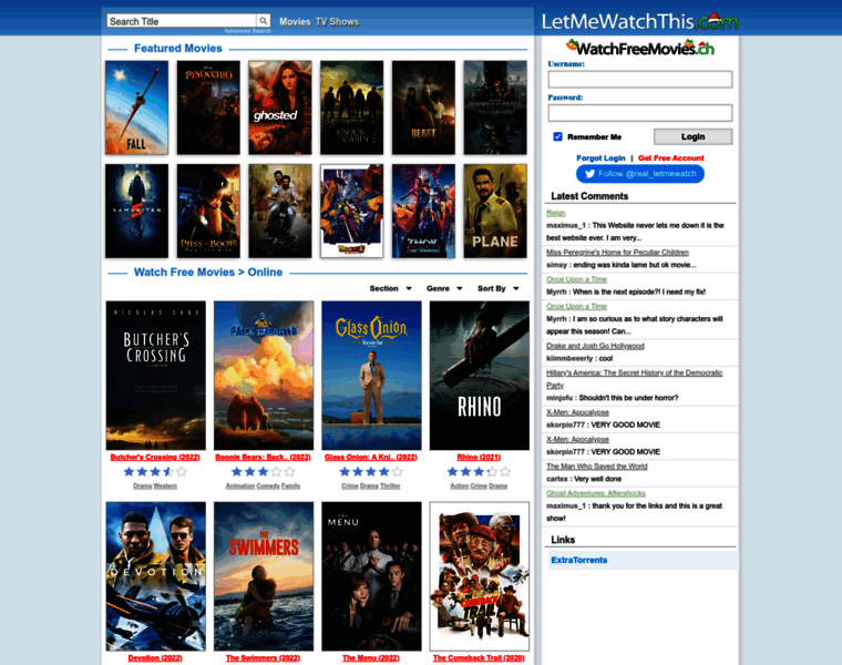 watchfreemovies.ch at WI. WatchFreeMovies LetMeWatchThis Watch Free Movies Online