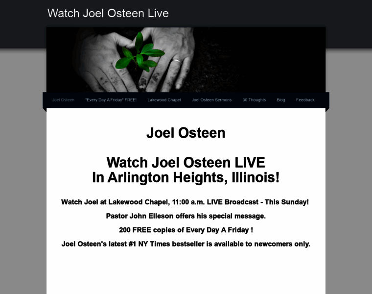 Watchjoelosteenlive.weebly.com thumbnail