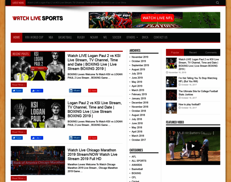 Watchlive-sports.com thumbnail