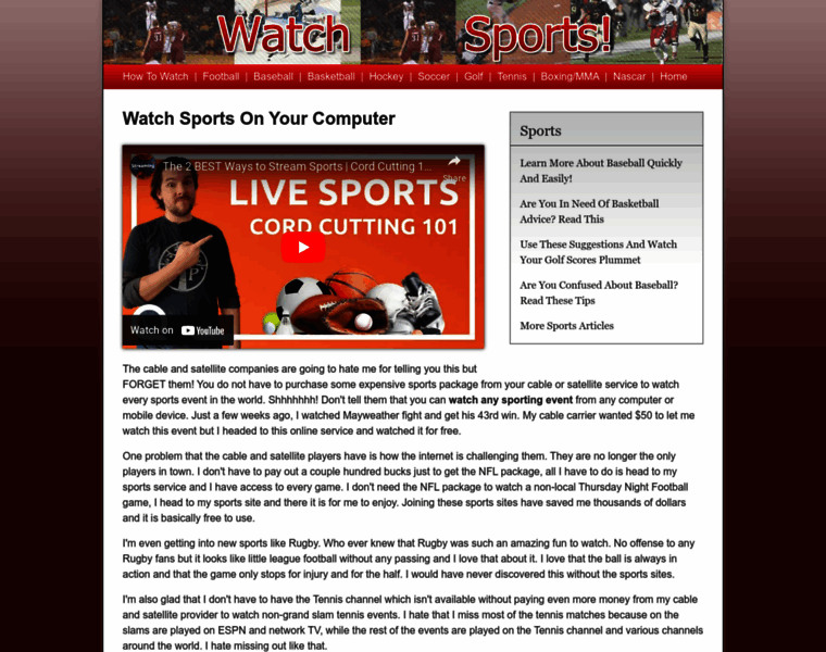 Watchlivesports.me thumbnail