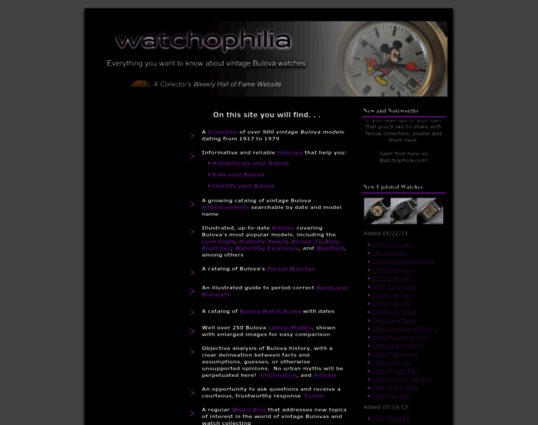 Watchophilia.com thumbnail