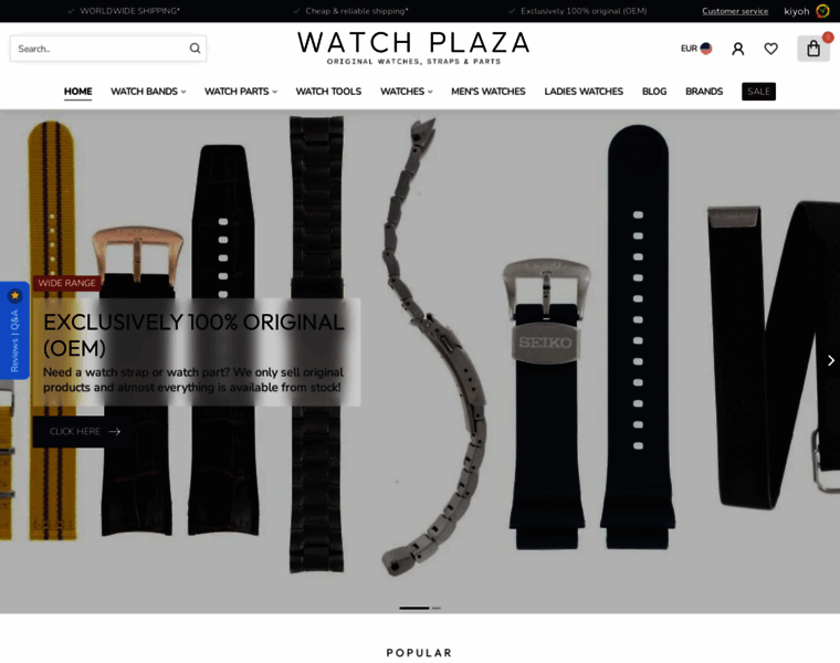 Watchpartsplaza.com thumbnail