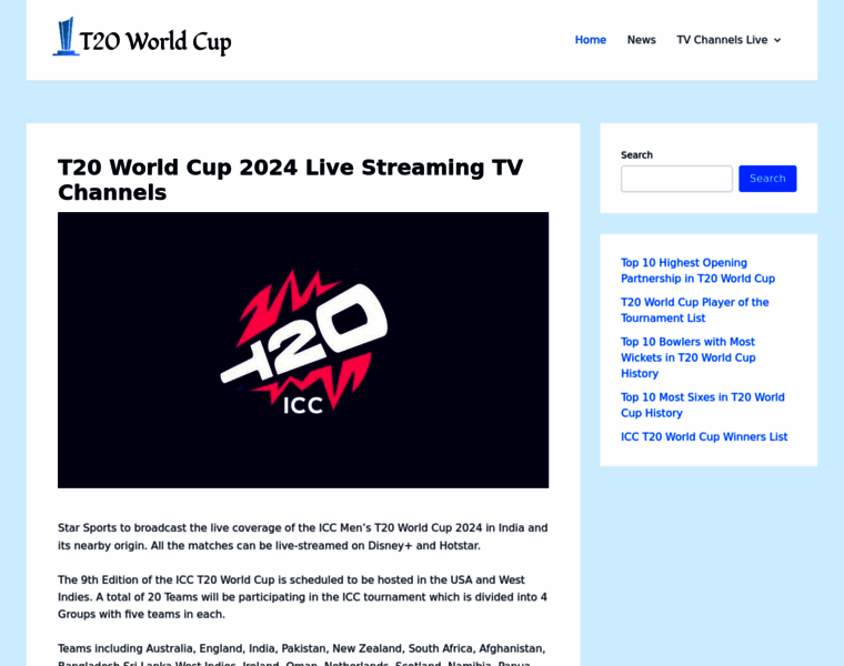 Watcht20worldcup.com thumbnail