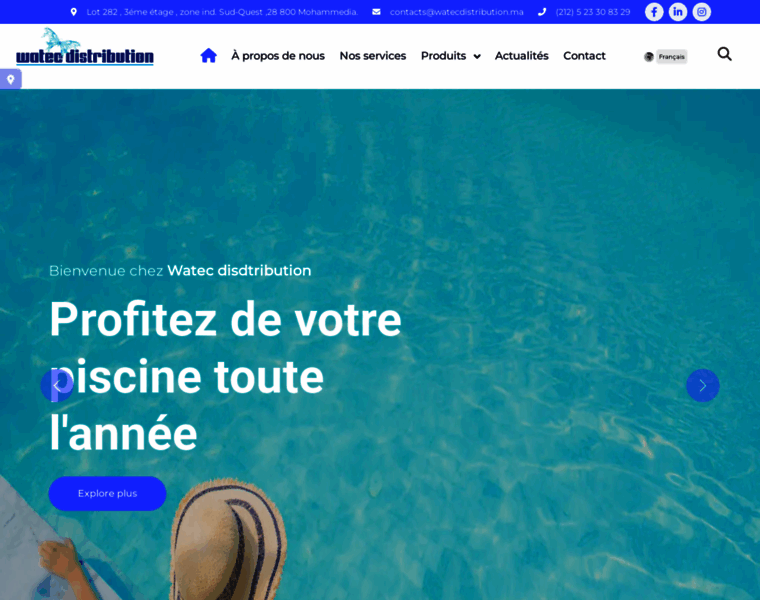 Watecdistribution.ma thumbnail