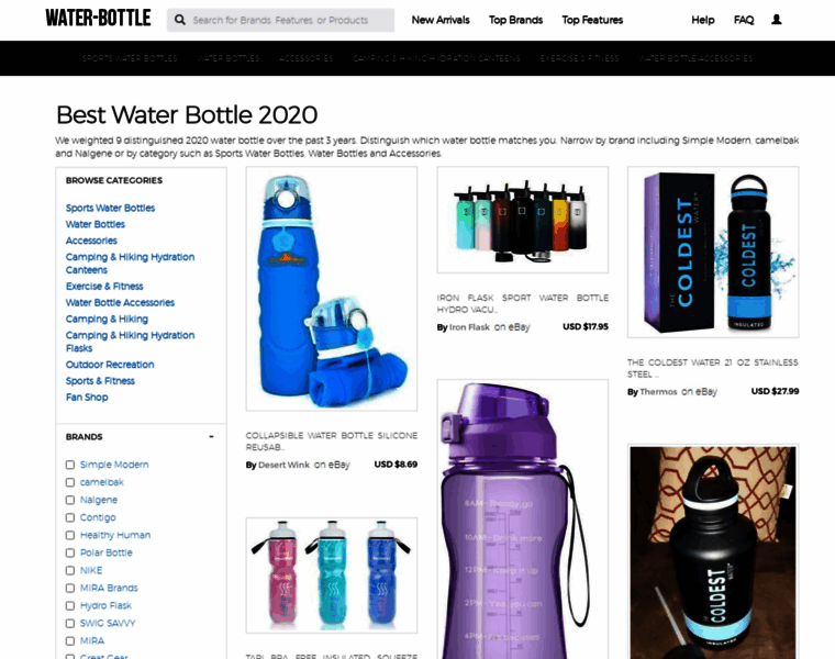 Water-bottle.org thumbnail