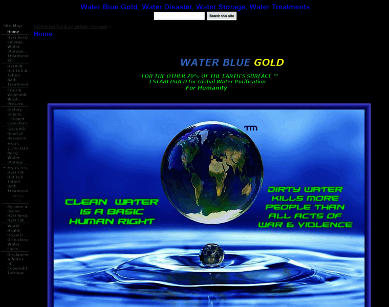 Waterbluegold.com thumbnail