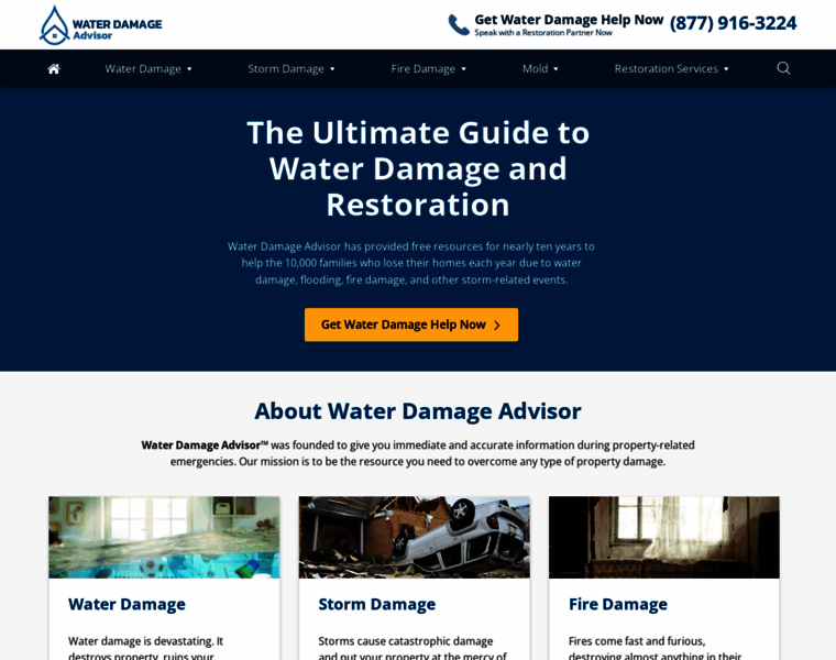 Waterdamageadvisor.com thumbnail