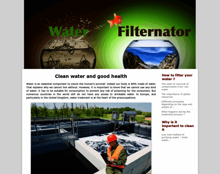 Waterfilternator.com thumbnail