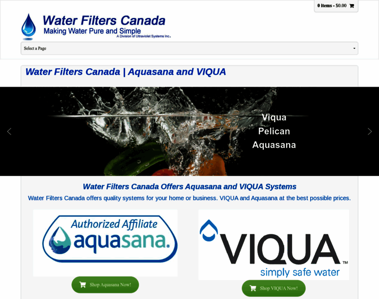 Waterfilterscanada.ca thumbnail