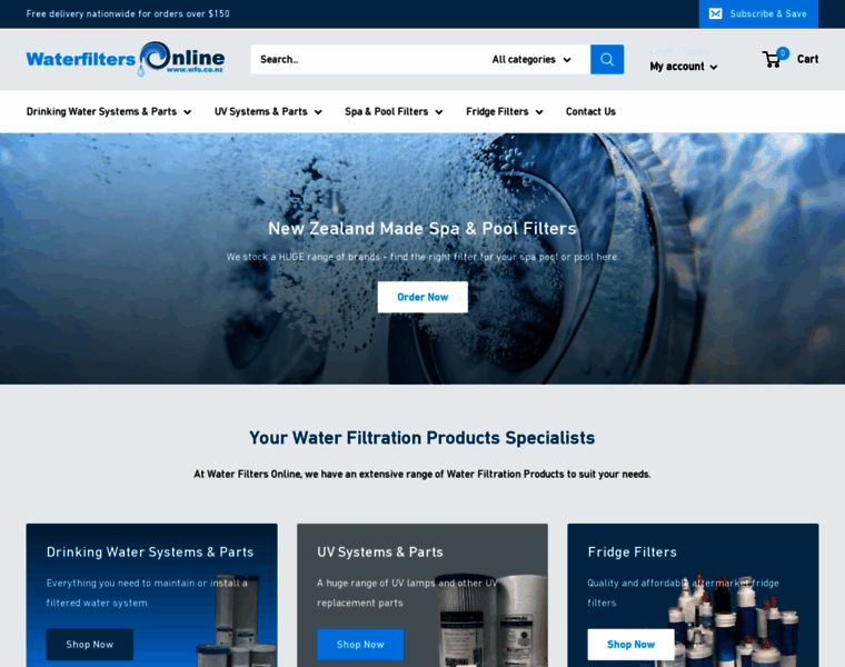 Waterfiltersonline.co.nz thumbnail