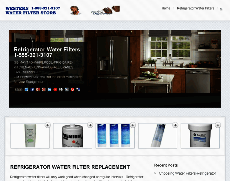 Waterfiltersrefrigerator.com thumbnail