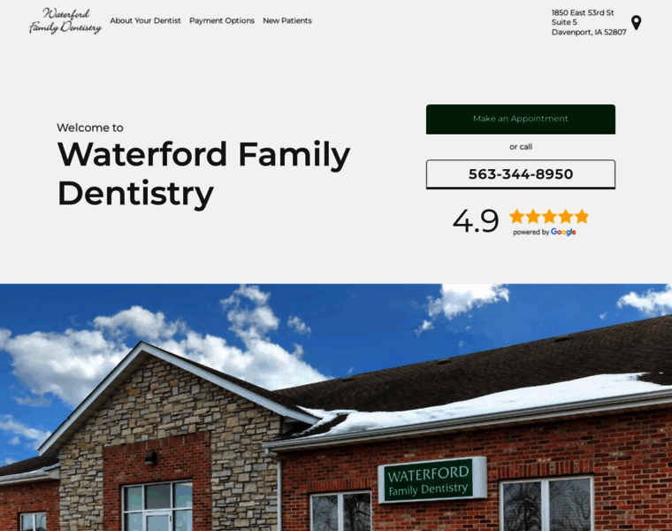 Waterfordfamilydentistry.com thumbnail