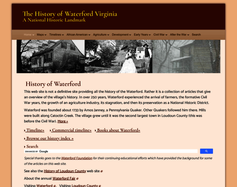 Waterfordhistory.org thumbnail