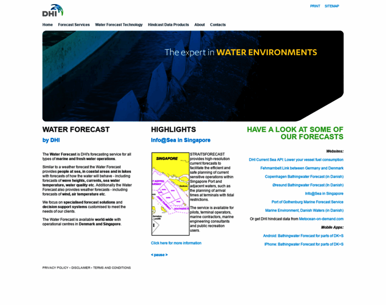 Waterforecast.com thumbnail