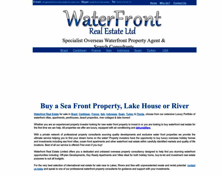 Waterfront-real-estate-for-sale.com thumbnail