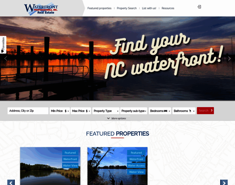 Waterfrontnc.com thumbnail