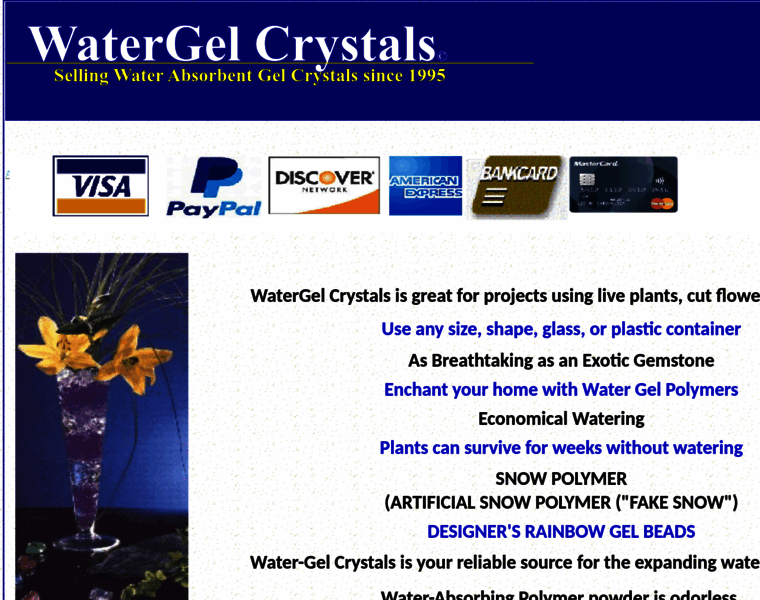 Watergelcrystals.com thumbnail