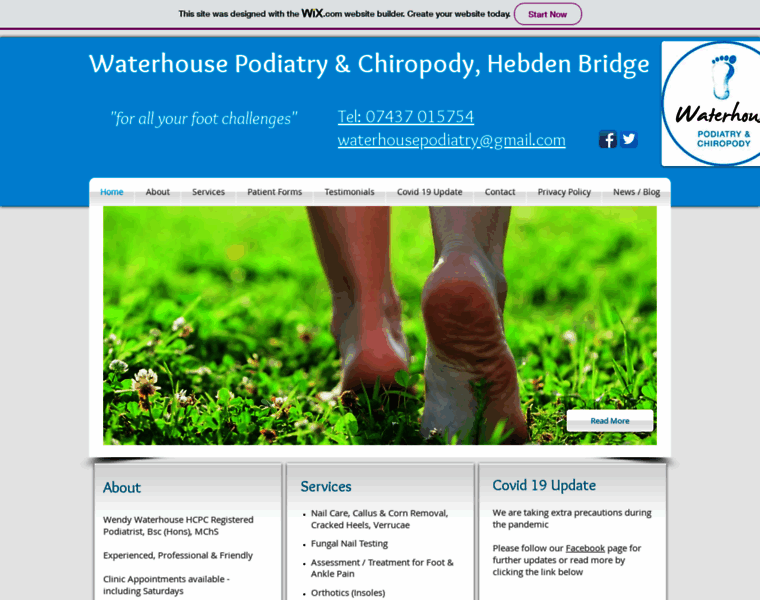 Waterhousepodiatry.co.uk thumbnail