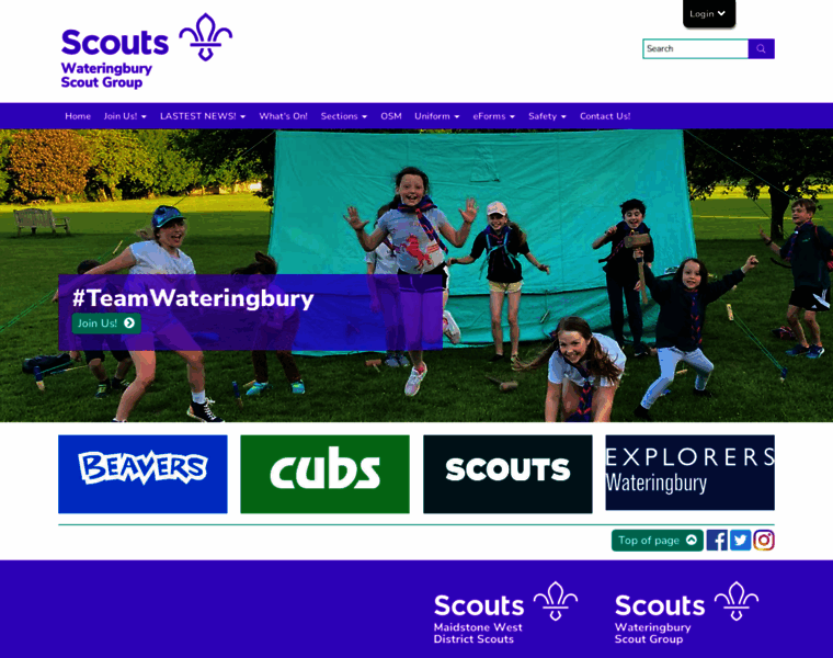 Wateringbury-scouts.org.uk thumbnail